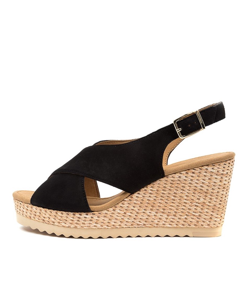 Silas Schwarz Daim Gabor | Exclusif